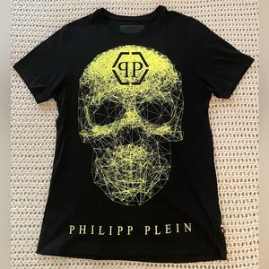 Philipp Plein black Skull t-shirt. Size M